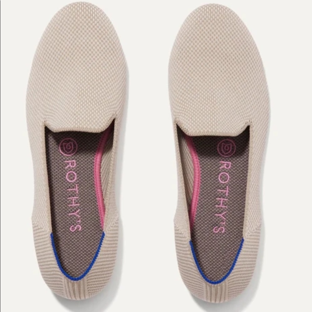 Rothy’s Linen Double Stitch Loafer 10.5